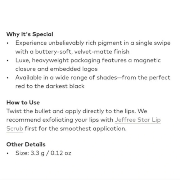 Jeffree Star Cosmetics Velvet Trap Lipstick in Red Affair NEW - Picture 8 of 9